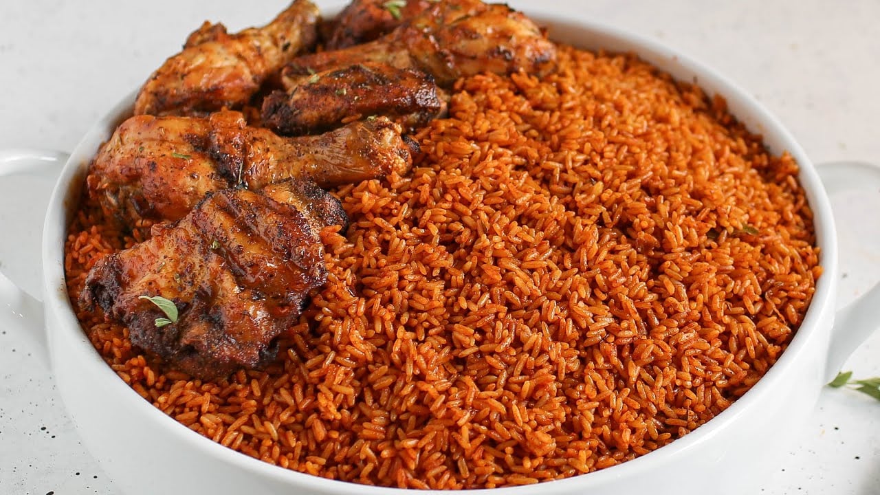 Jollof Rice with Chicken - Authentic Nigerian food from NaijaKitchenUK